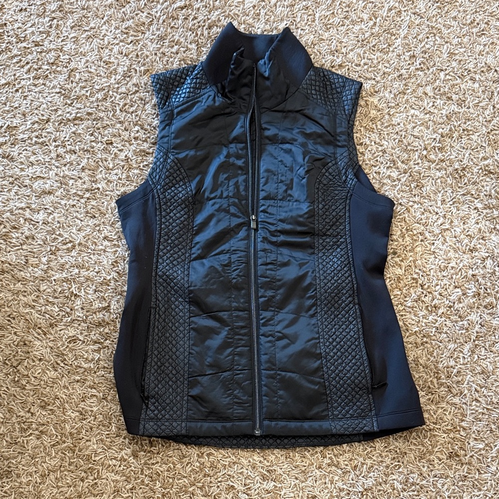 Athleta Black Quilted Jacket